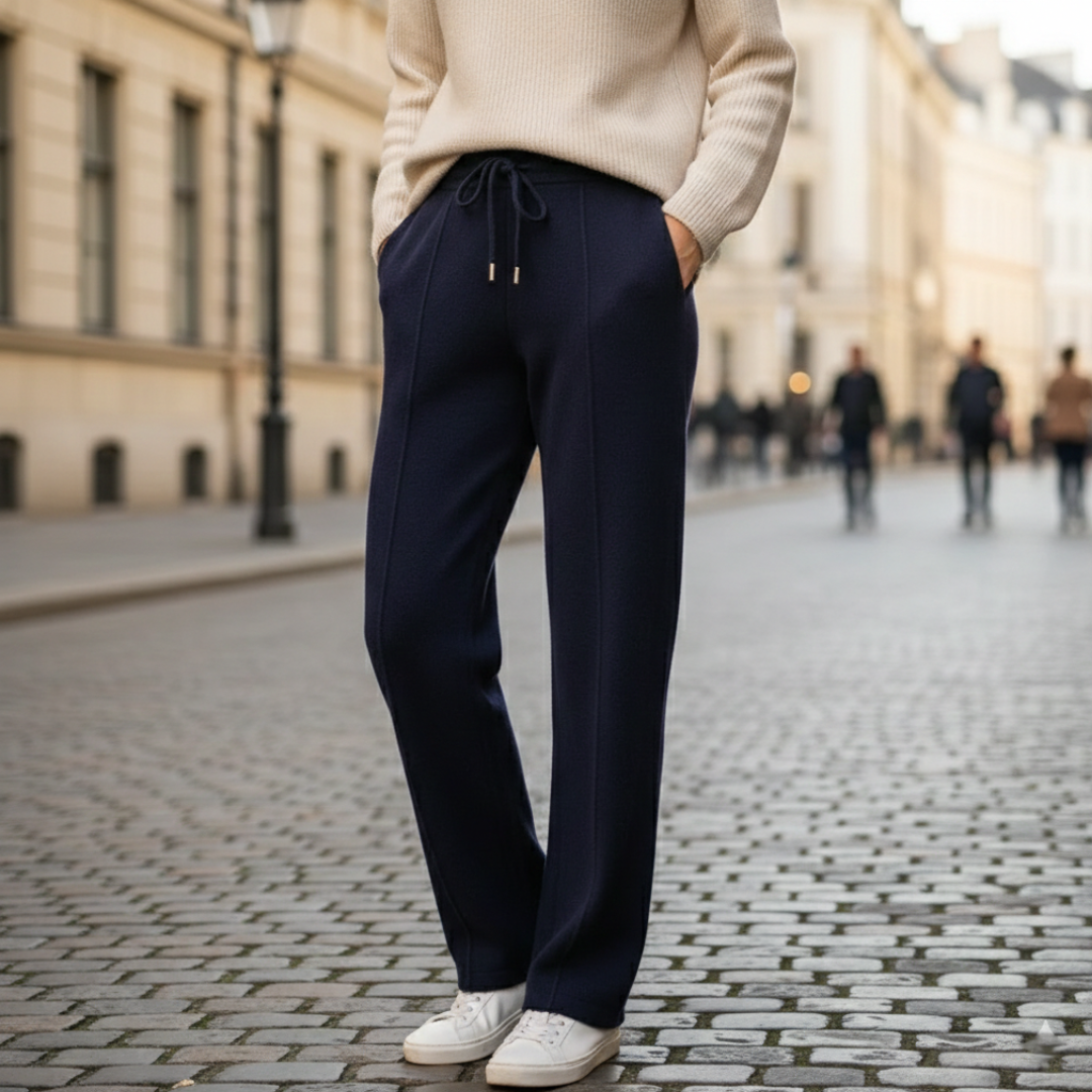 Pantaloni da Donna con Vita Elasticizzata e Coulisse