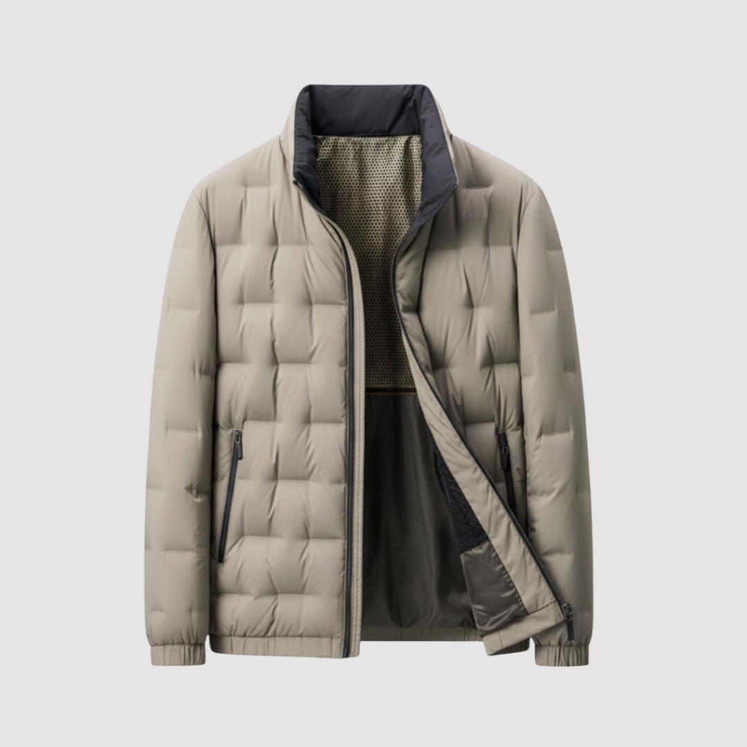 Giacca uomo trapuntata con zip