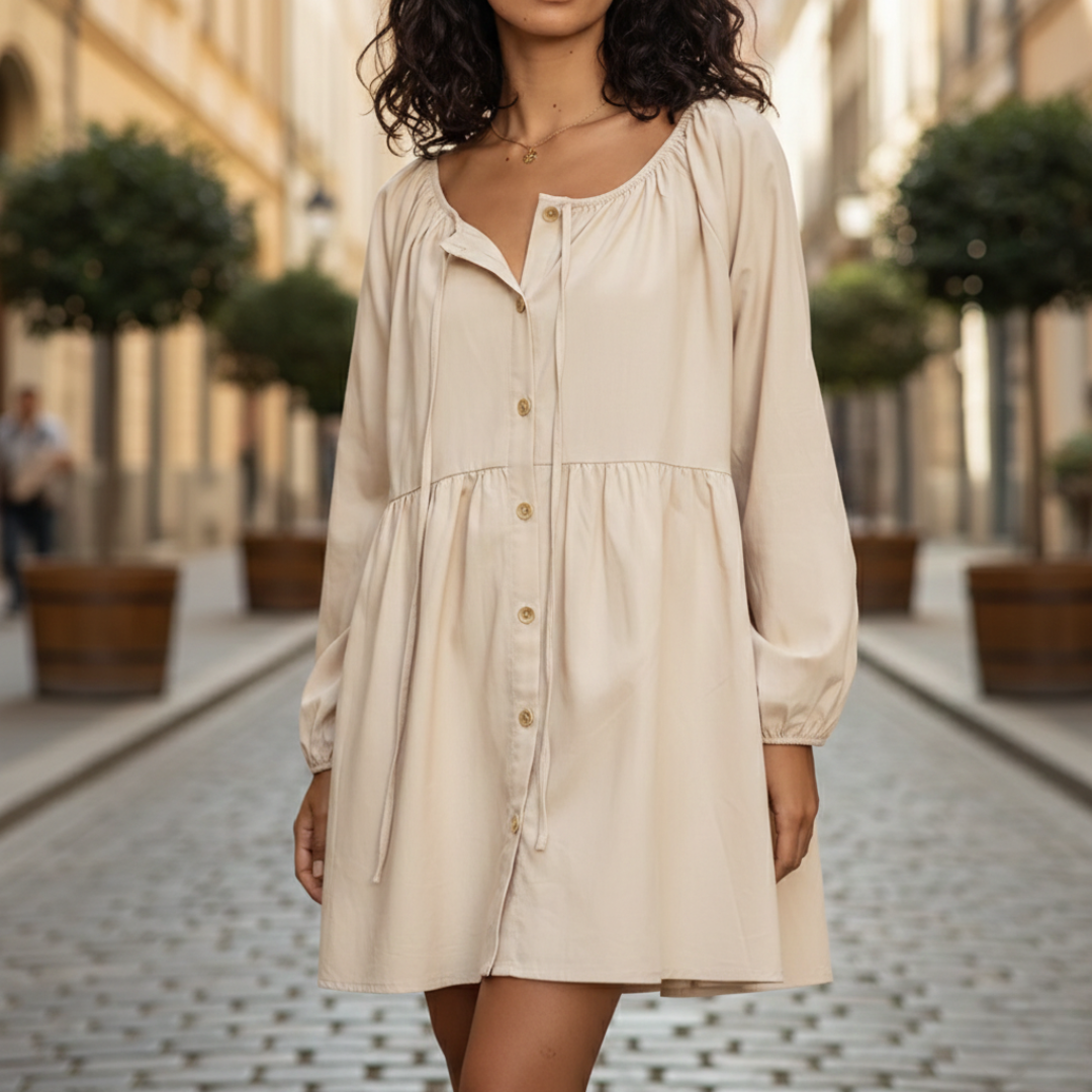 Abito Modesto da Donna con Maniche Lunghe