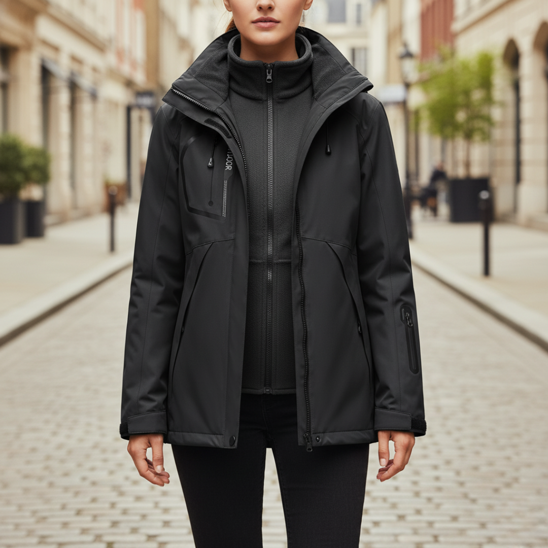 Giacca Outdoor Donna in Tessuto Tecnico