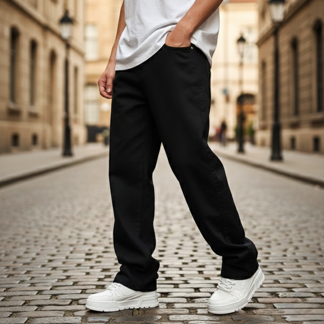 Jeans Uomo Gamba Dritta Regular Fit