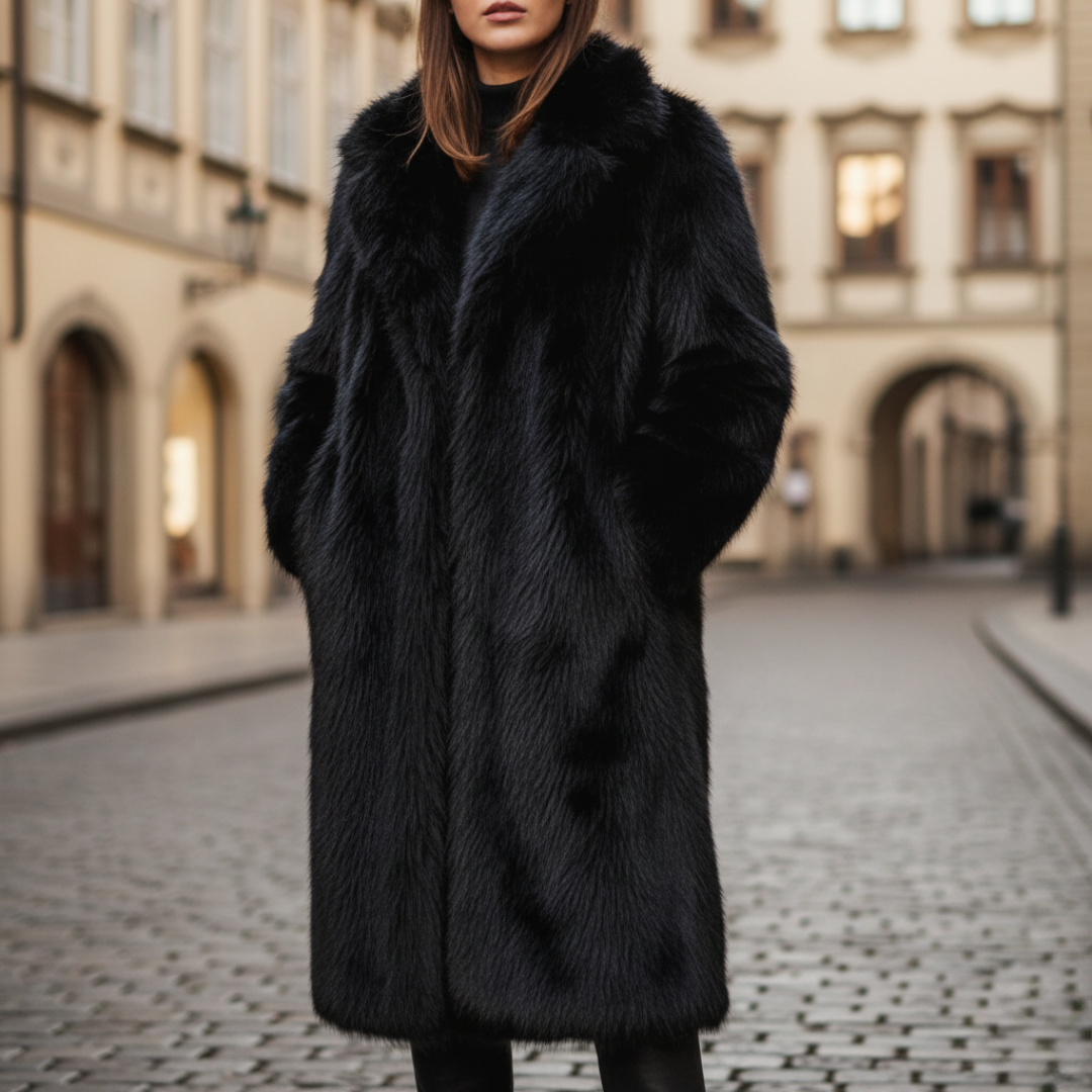 Pelliccia Sintetica Donna Lunga