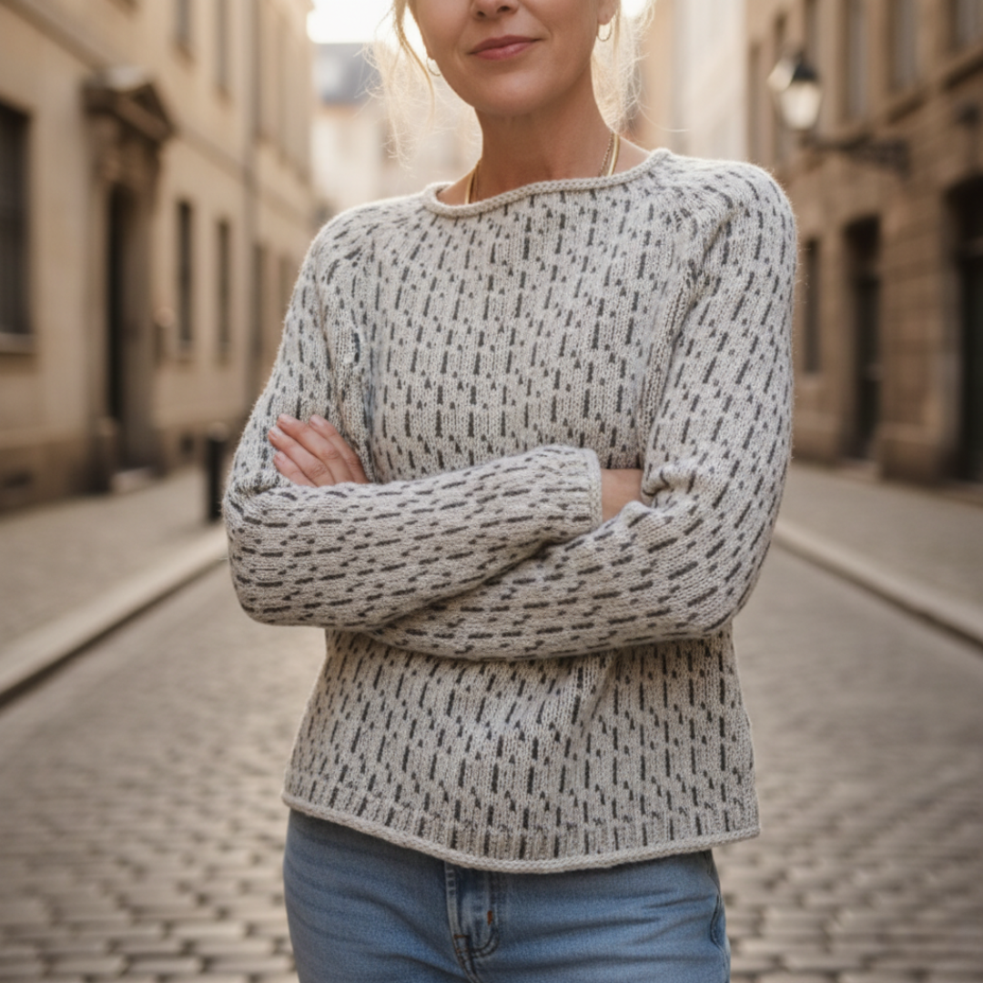 Maglione donna con maniche lunghe