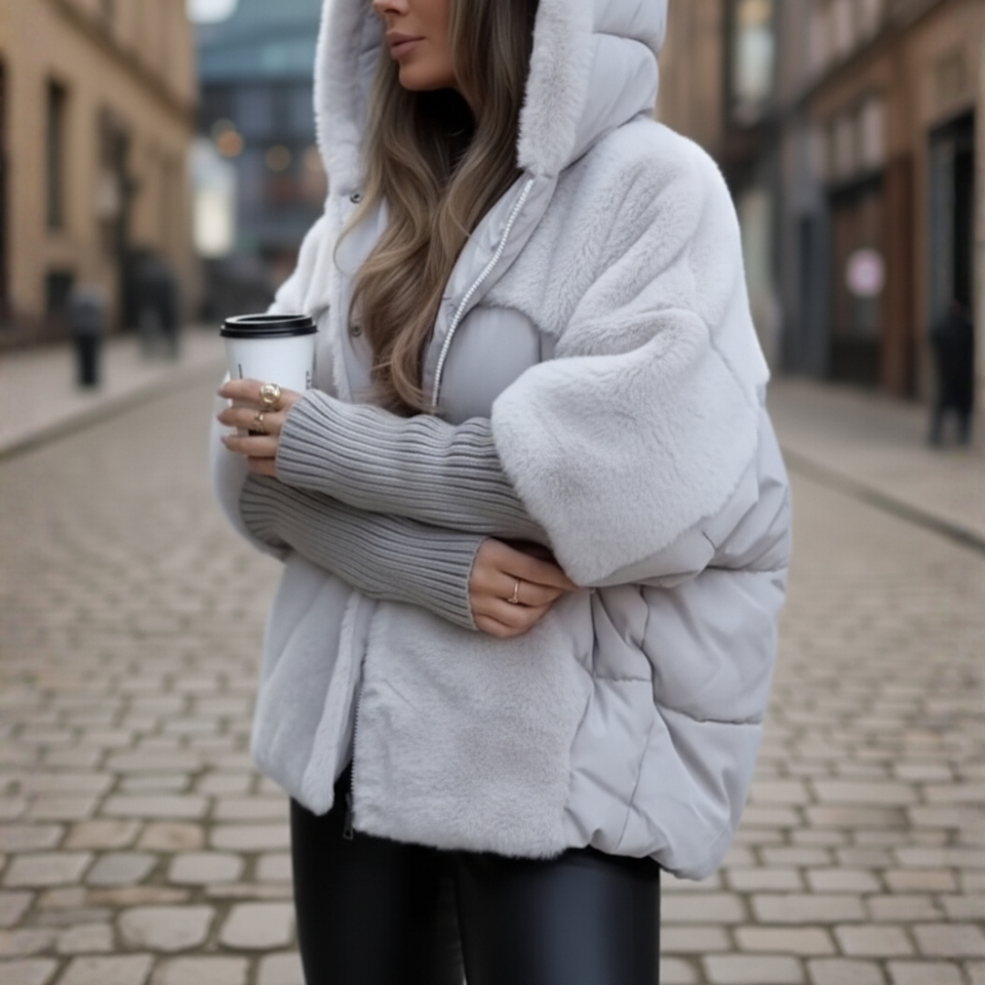 Giacca Piumino Donna con Cappuccio