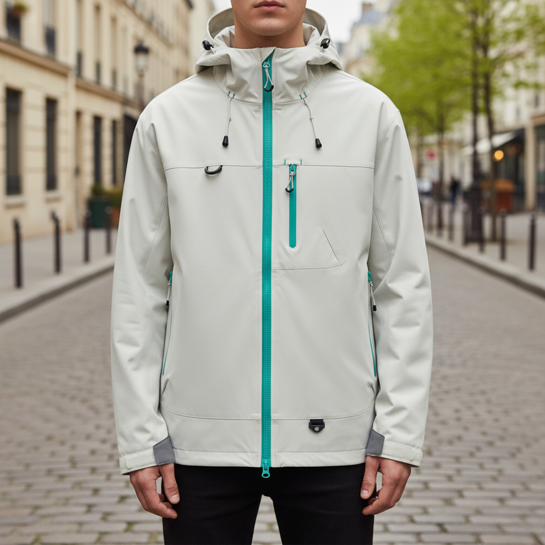 Giacca Outdoor Unisex in Tessuto Tecnico