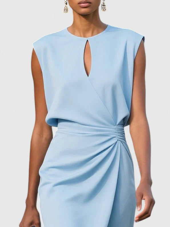 Abito Donna Raso Smanicato Slim Fit Elegante