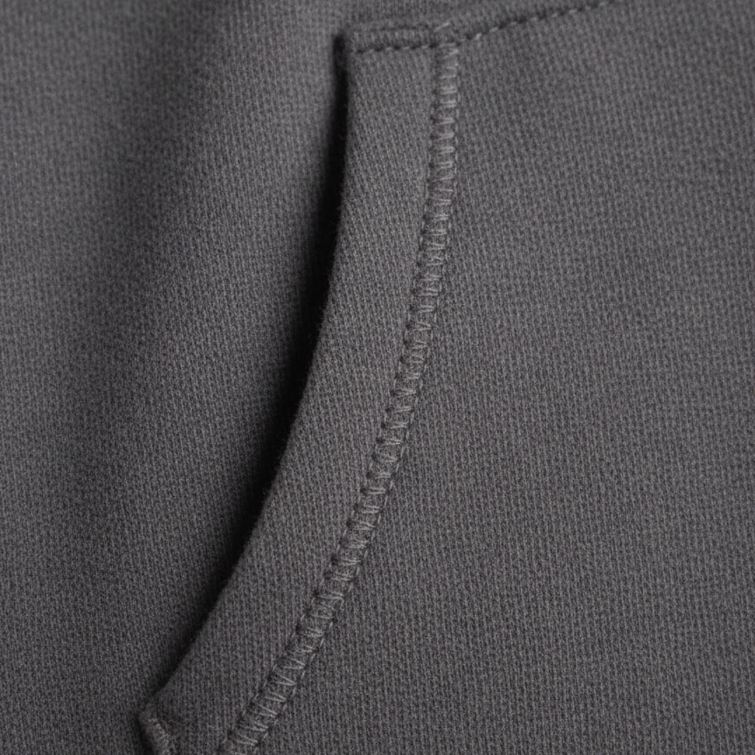 Tuta Donna con Cappuccio Misto Tessuti Elegante Sportiva