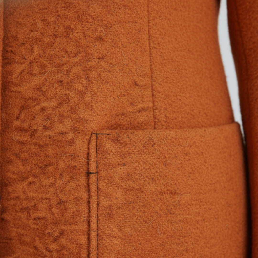 Cappotto Donna con Bottoni Neri