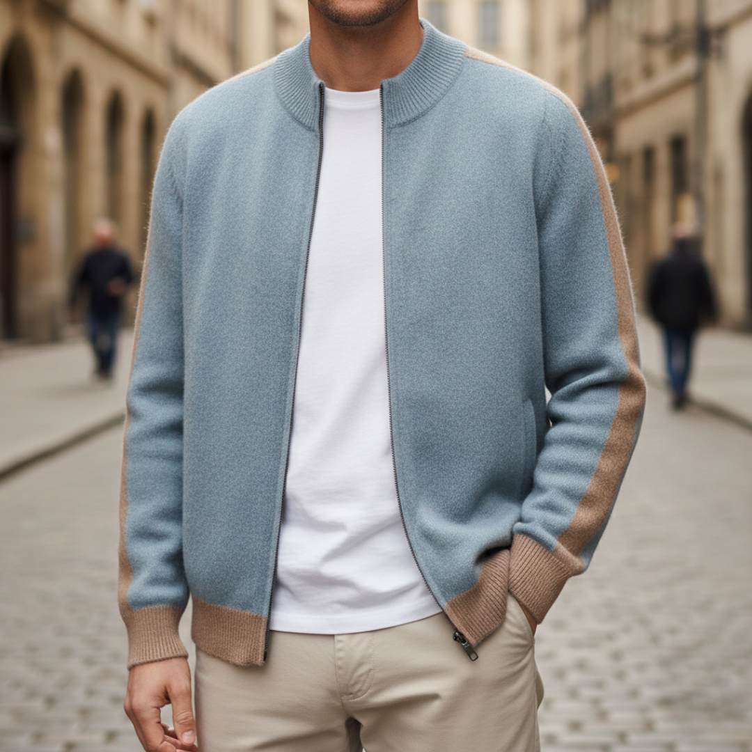 Giacca Uomo Ferrara con Zip