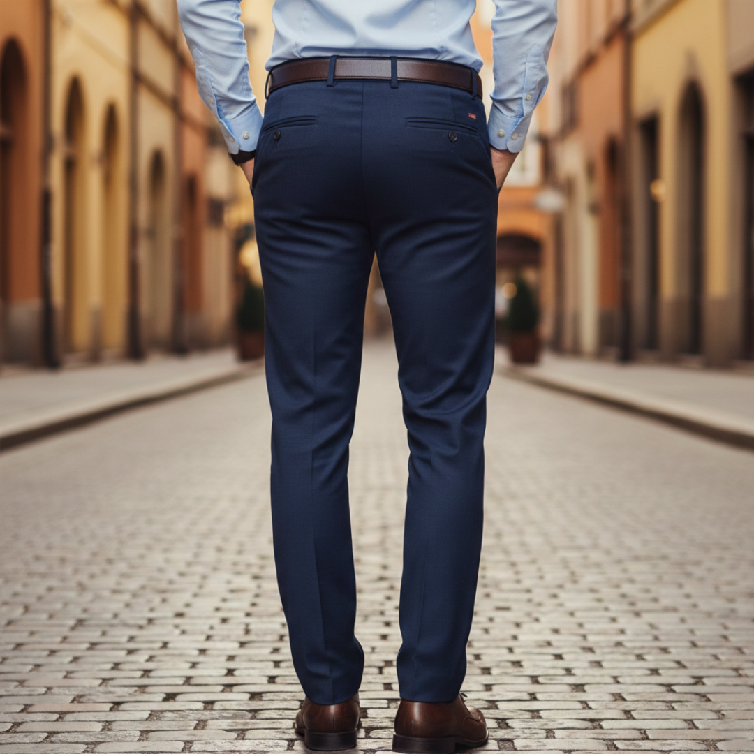Pantaloni Uomo Stretch Slim Fit