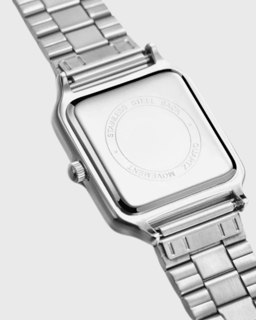 Orologio Uomo Acciaio Smanicato Sportivo con Data Casual