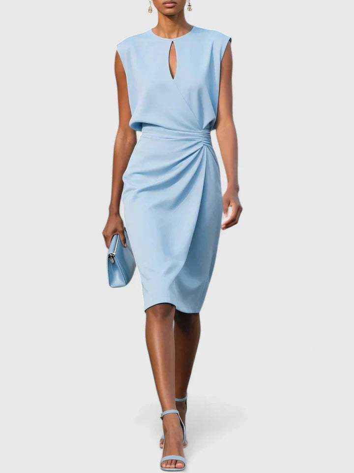 Abito Donna Raso Smanicato Slim Fit Elegante