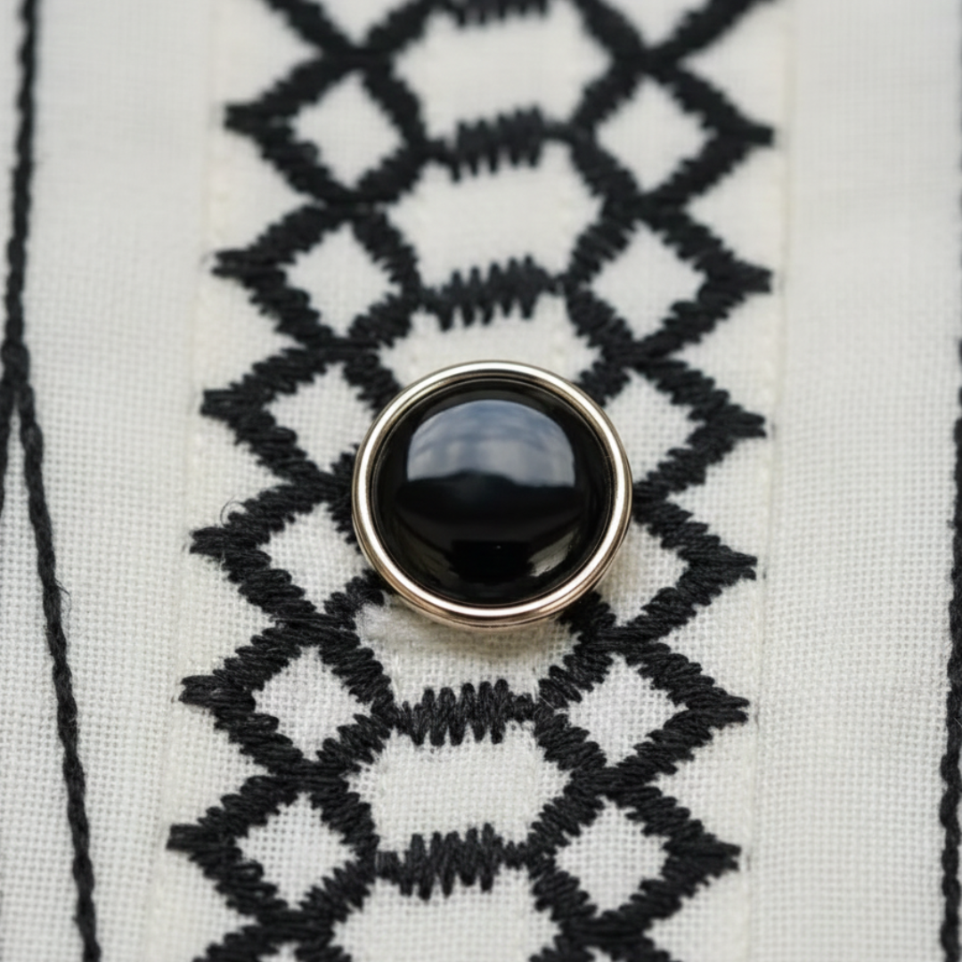 Abito Lungo Donna con Stampe e Cintura