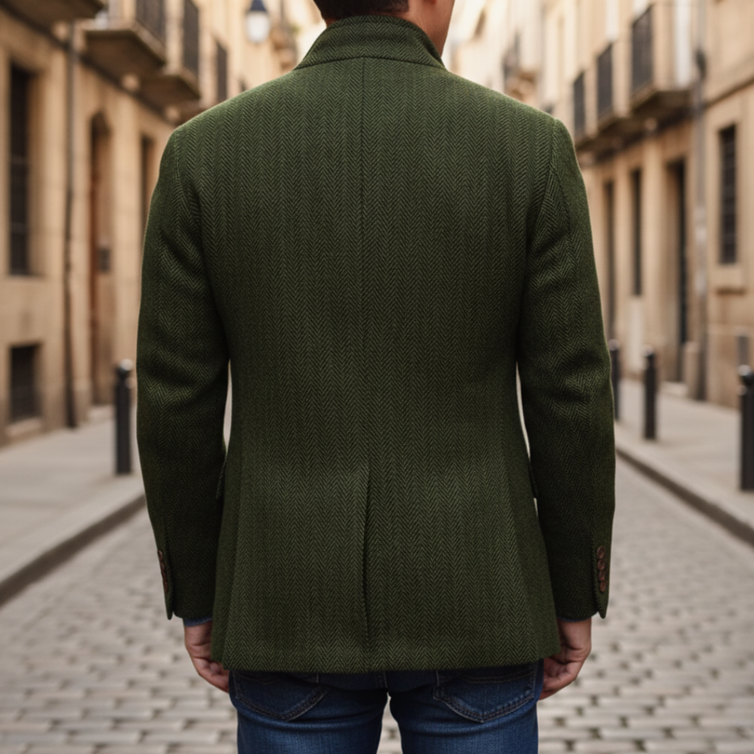 Blazer Uomo Coreana Tessuto Misto