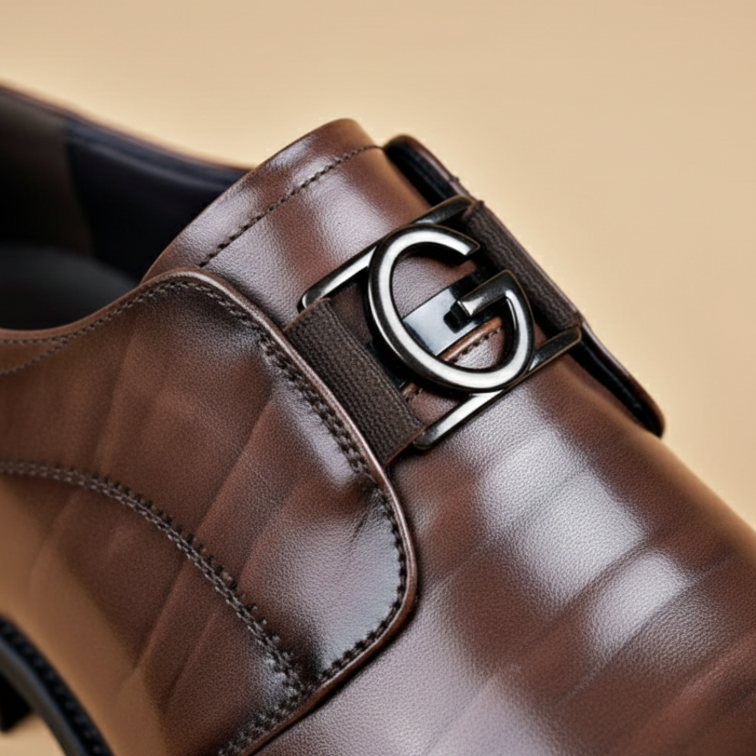 Scarpe Monk Strap Uomo in Similpelle