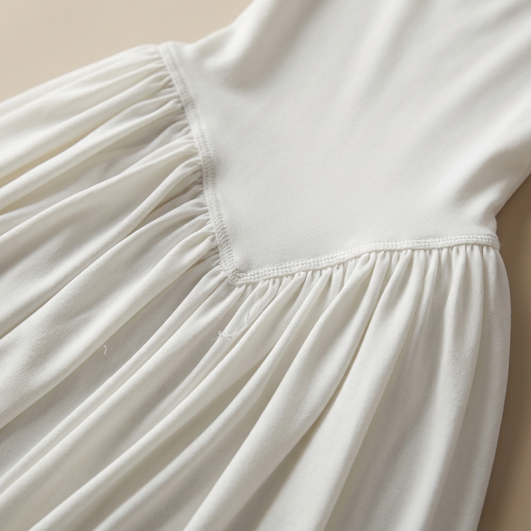 Abito Lungo Donna Drappeggiato Senza Maniche
