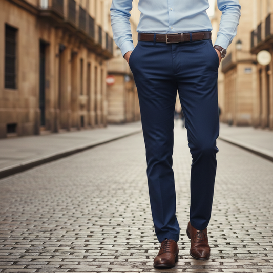 Pantaloni Uomo Stretch Slim Fit