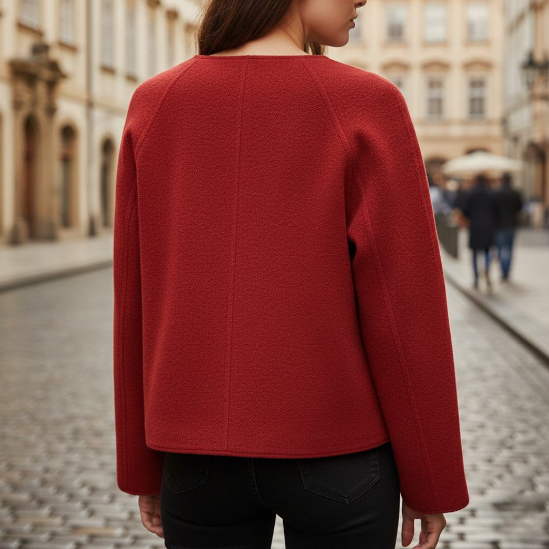 Giacca Donna Misto Fibbie Elegante