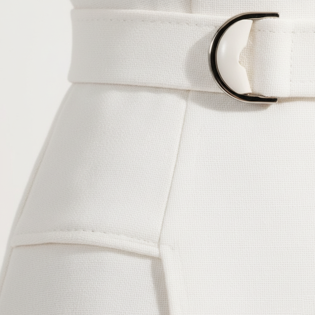 Abito Midi A-Line Donna Bianco