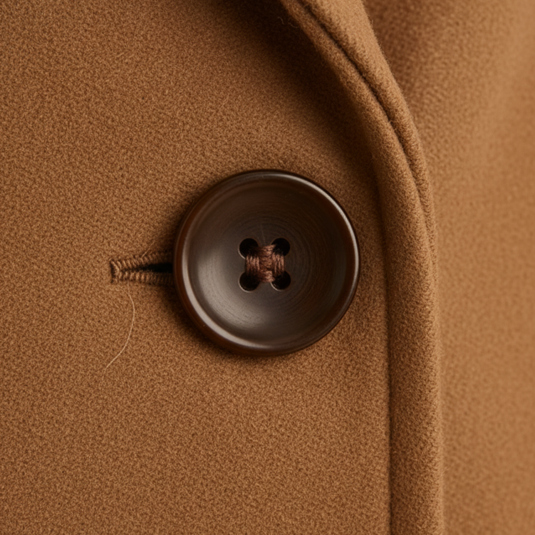 Cappotto Donna Doppio Petto in Tessuto Strutturato