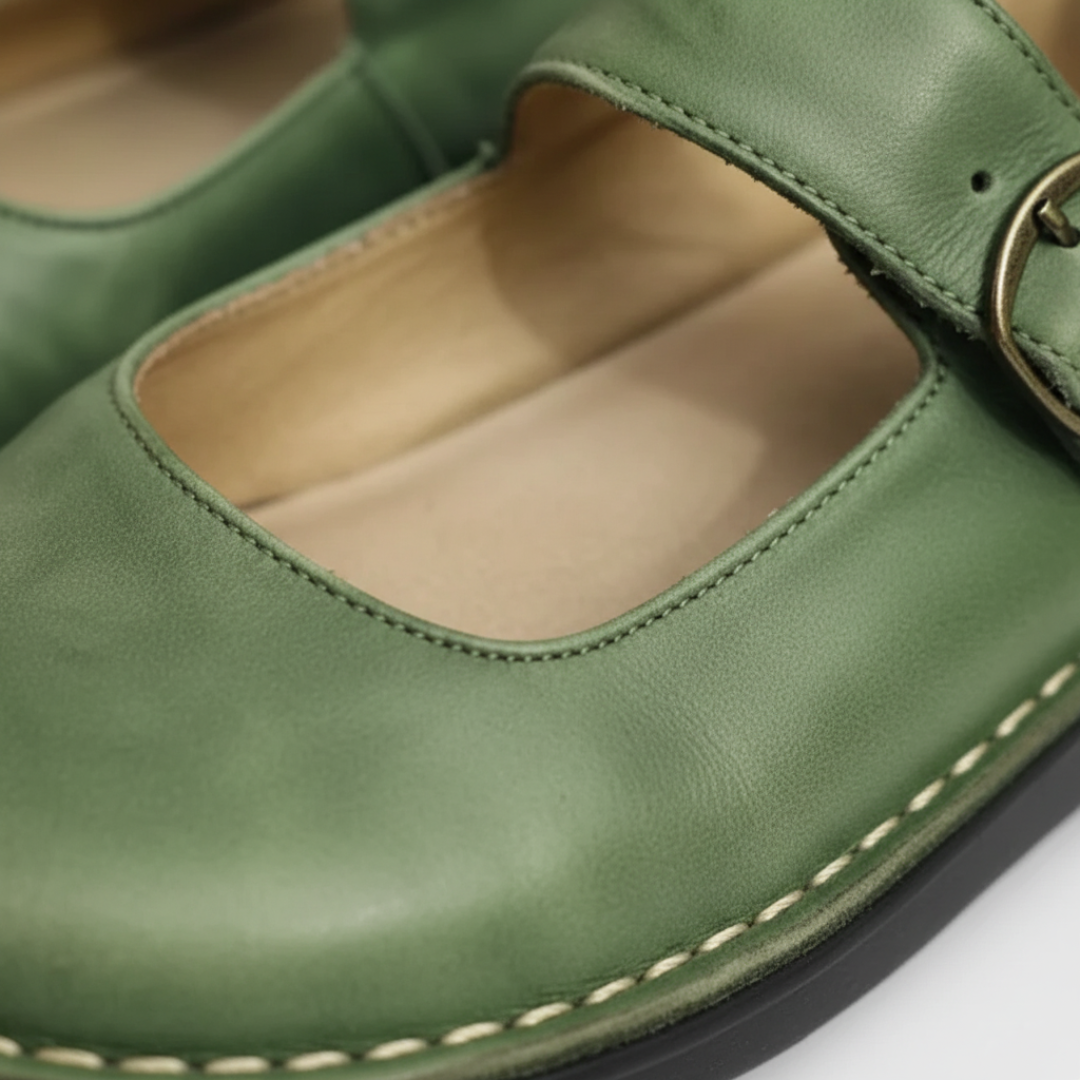 Ballerine da Donna con Cinturino alla Caviglia e Suola Ergonomica