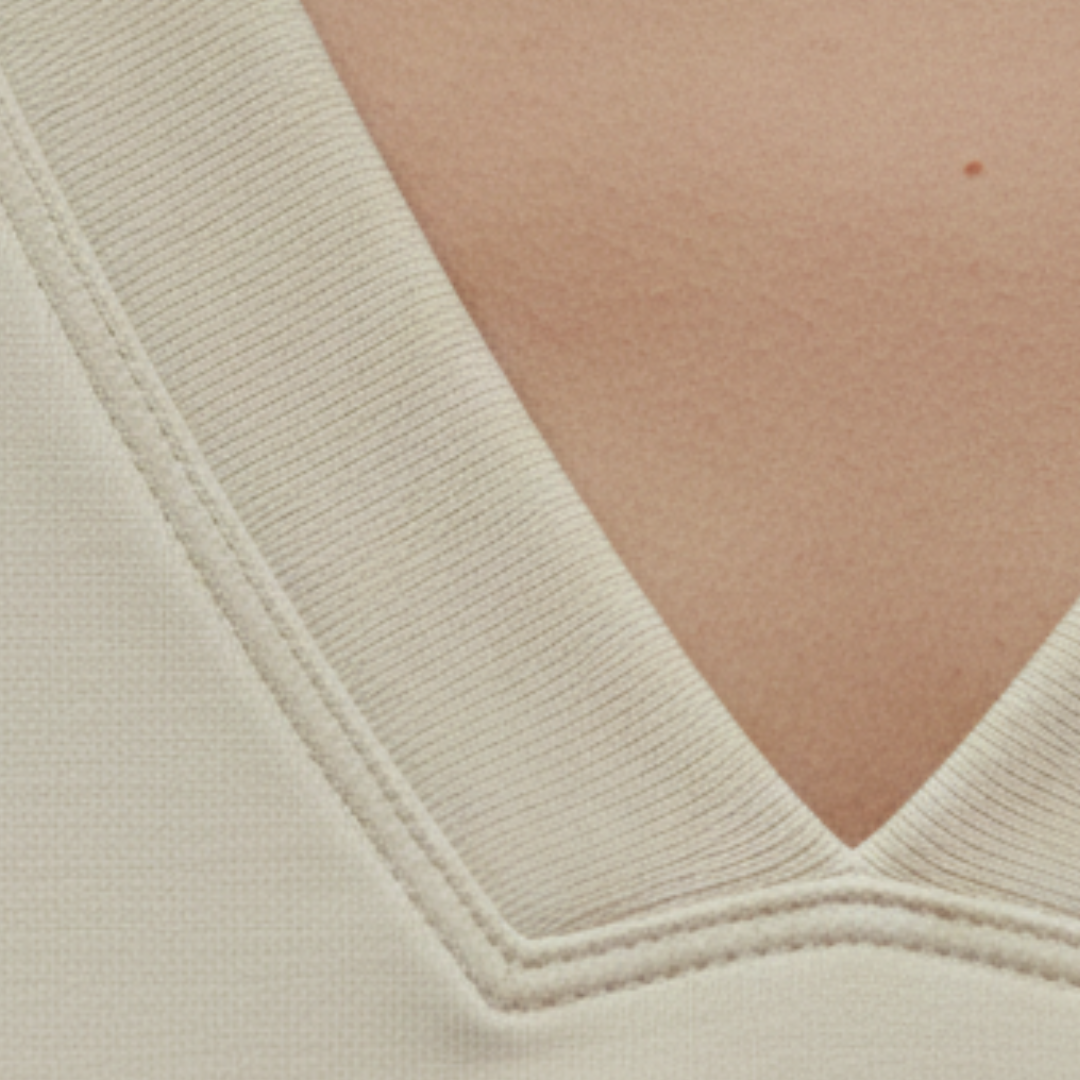 Top Donna Senza Maniche Scollo a V Vestibilità Aderente