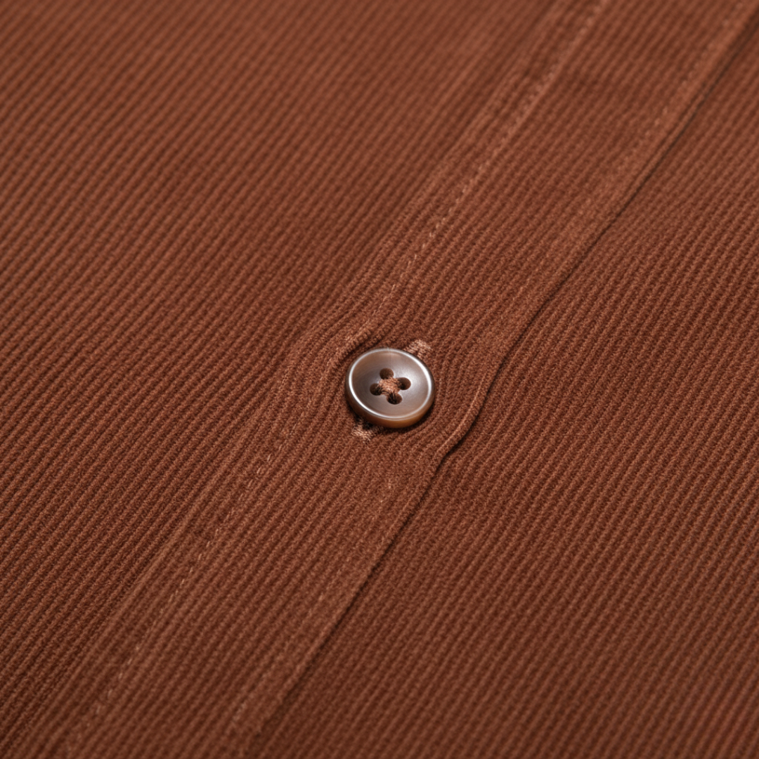 Camicia Uomo Velluto a Coste Slim