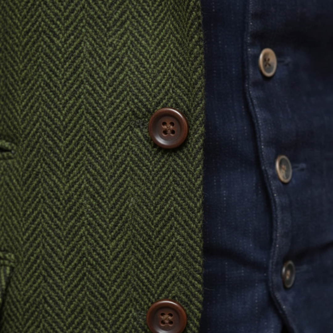 Blazer Uomo Coreana Tessuto Misto