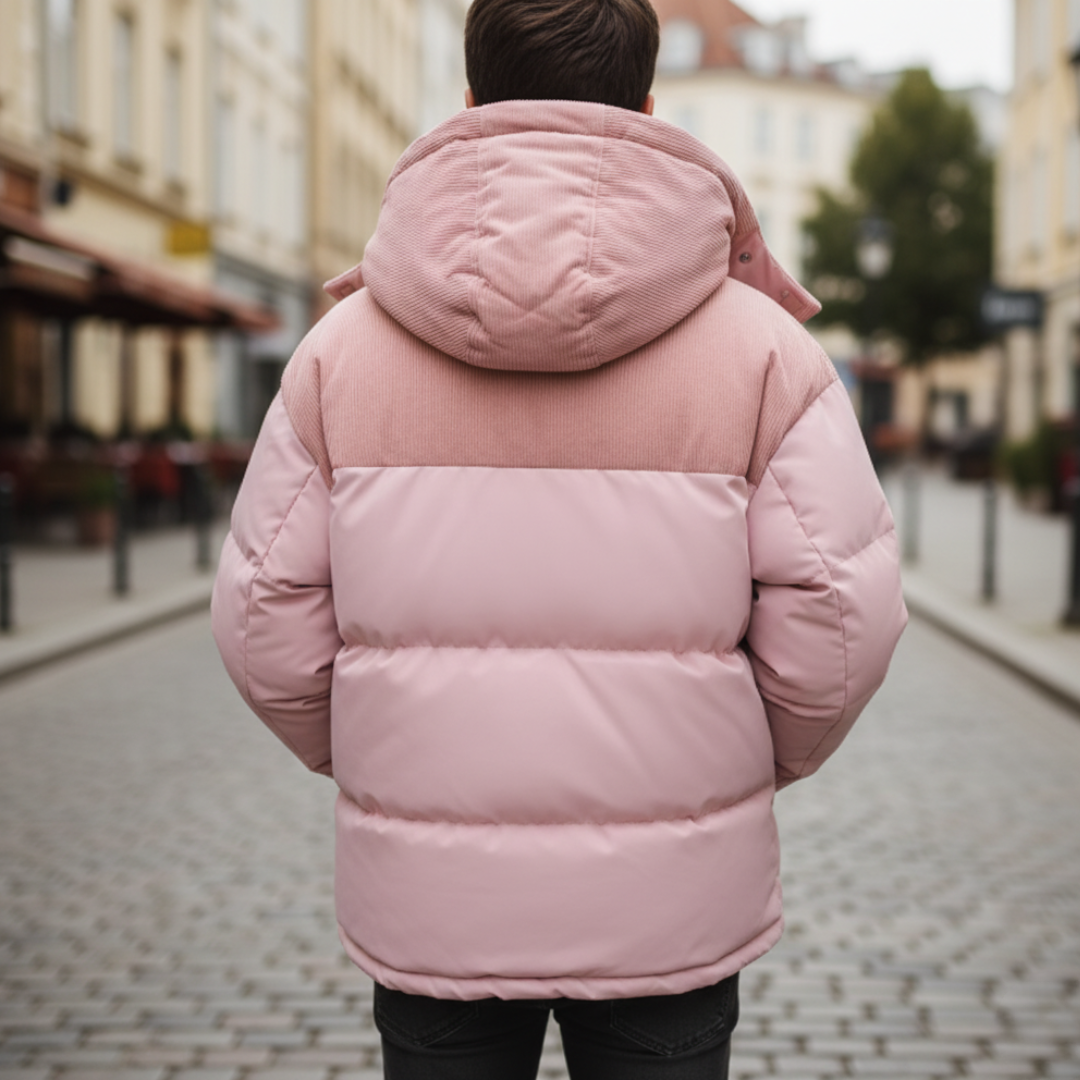 Giacca Piumino Uomo con Cappuccio