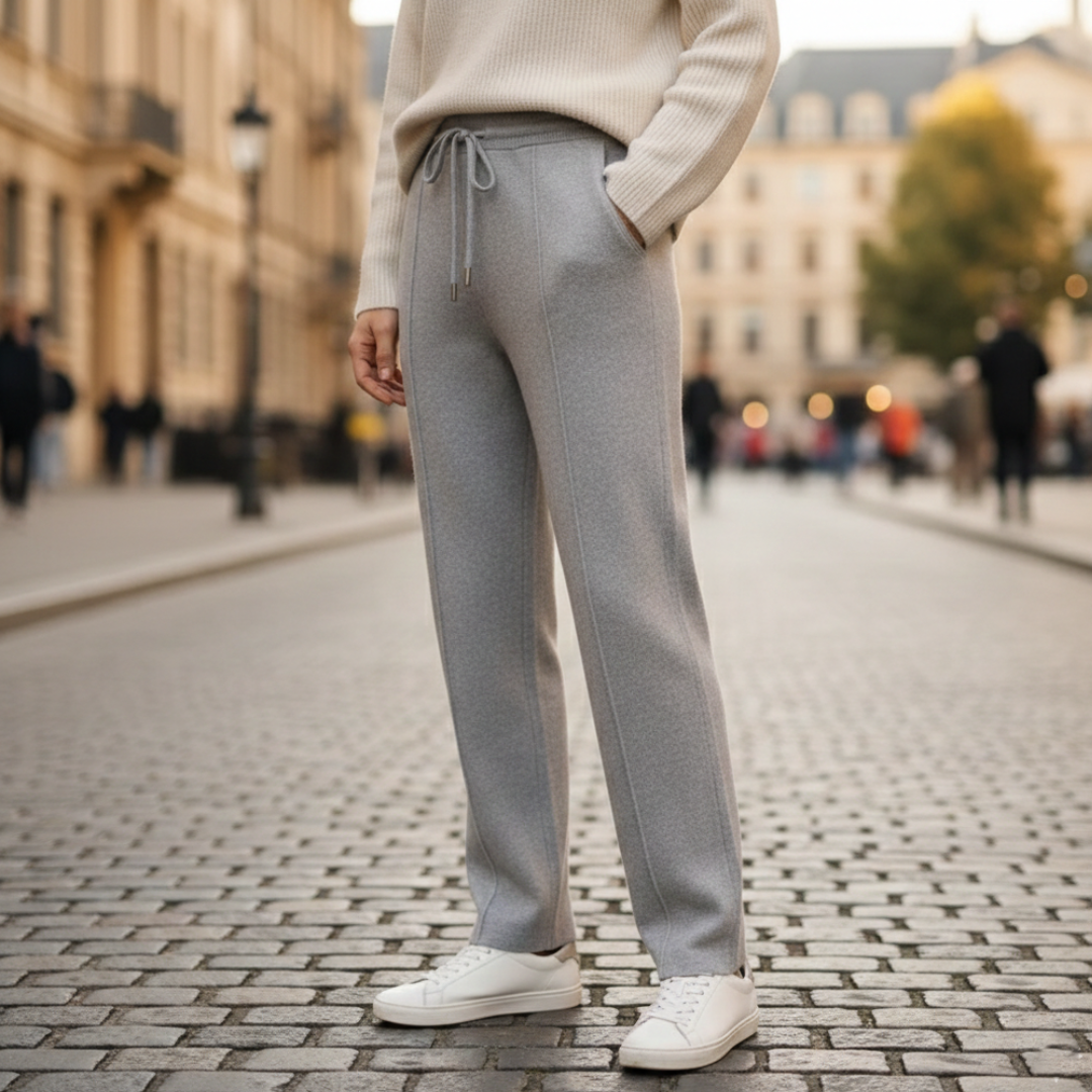 Pantaloni da Donna con Vita Elasticizzata e Coulisse