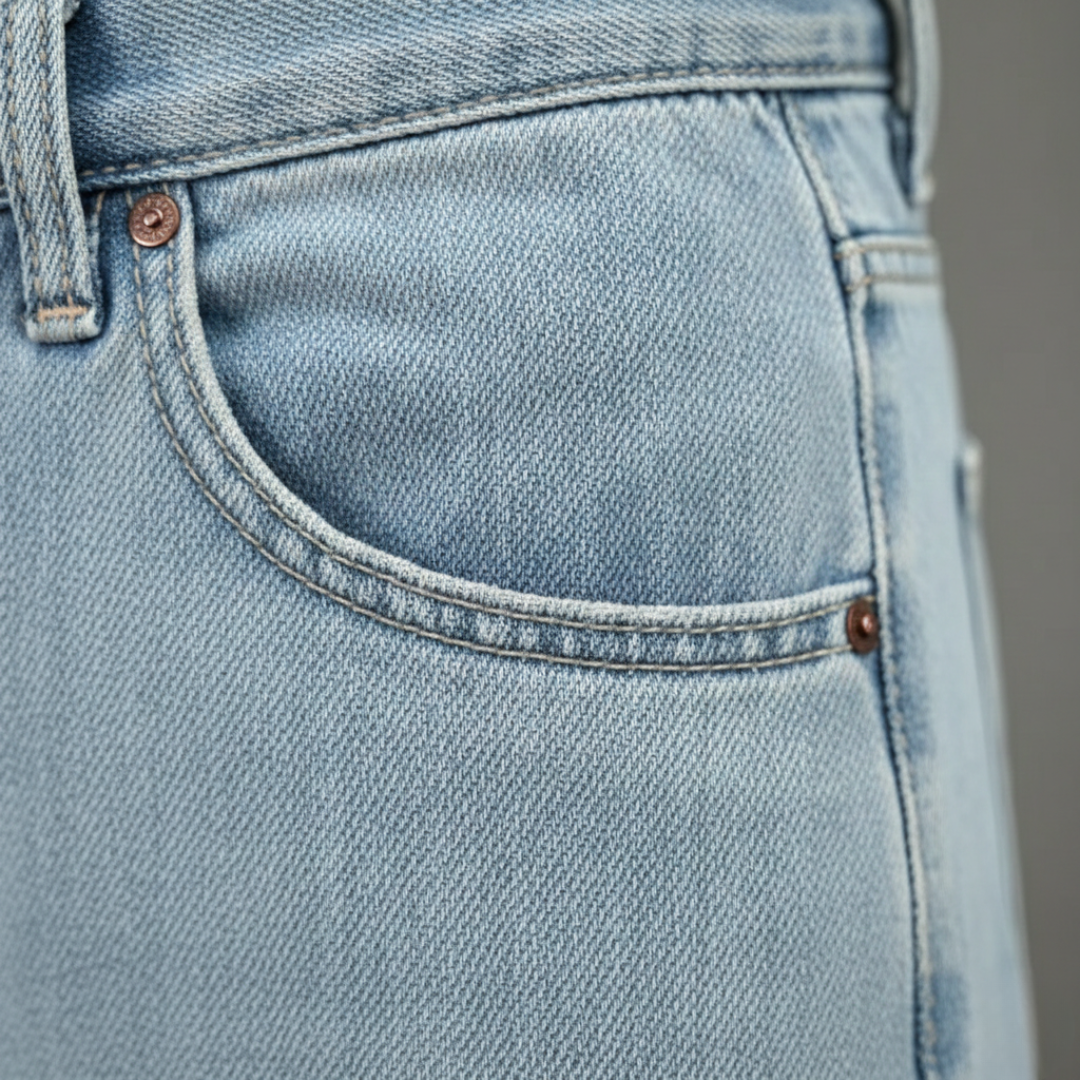 Jeans Uomo Gamba Dritta Regular Fit