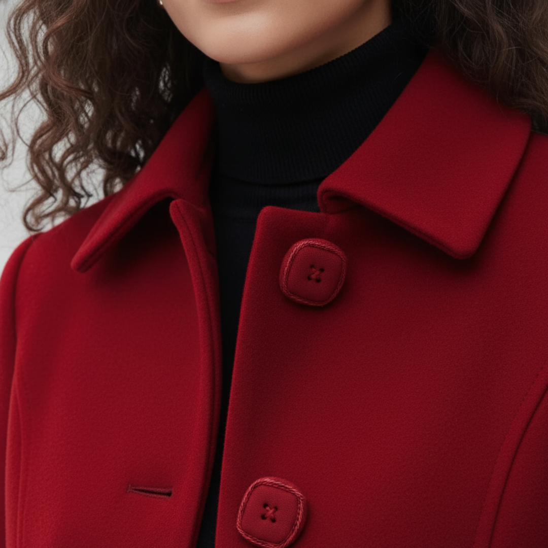 Cappotto Donna con Bottoni per l'Inverno