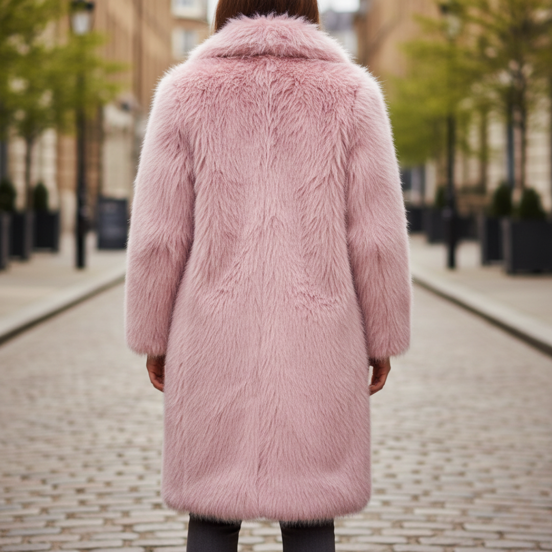 Pelliccia Sintetica Donna Lunga