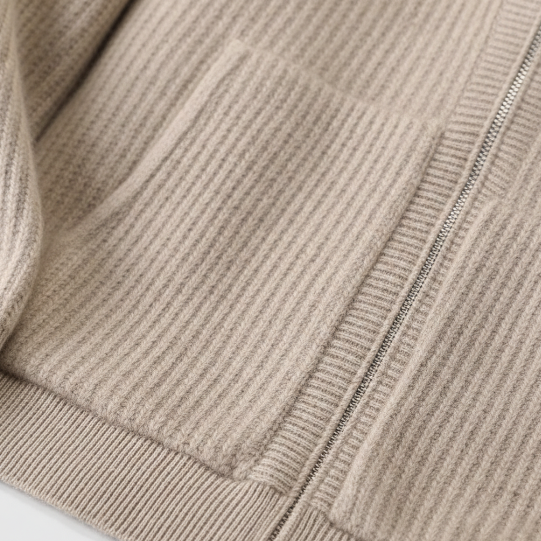 Felpa Uomo con Cappuccio e Zip Integrale