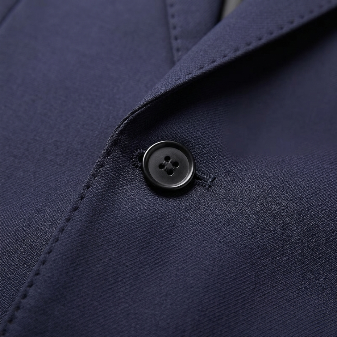 Giacca Blazer Uomo Slim Fit con Due Bottoni