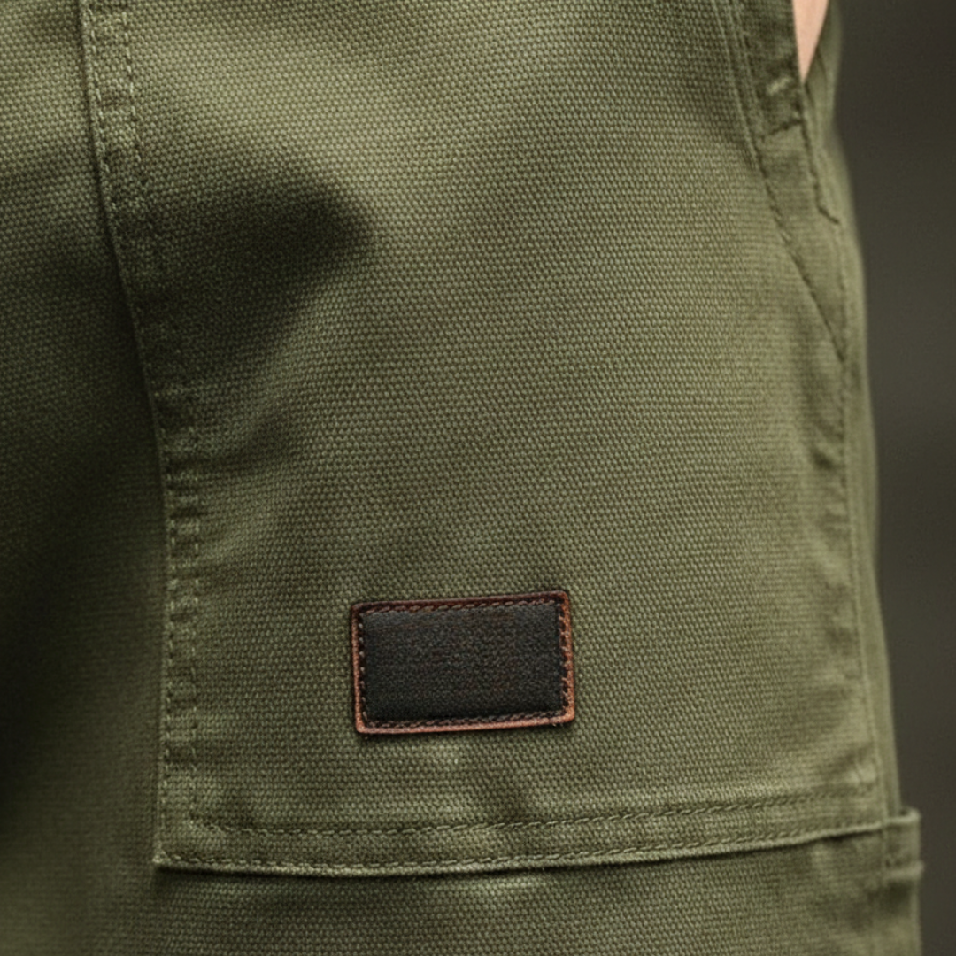 Pantaloni Cargo Uomo Gamba Dritta
