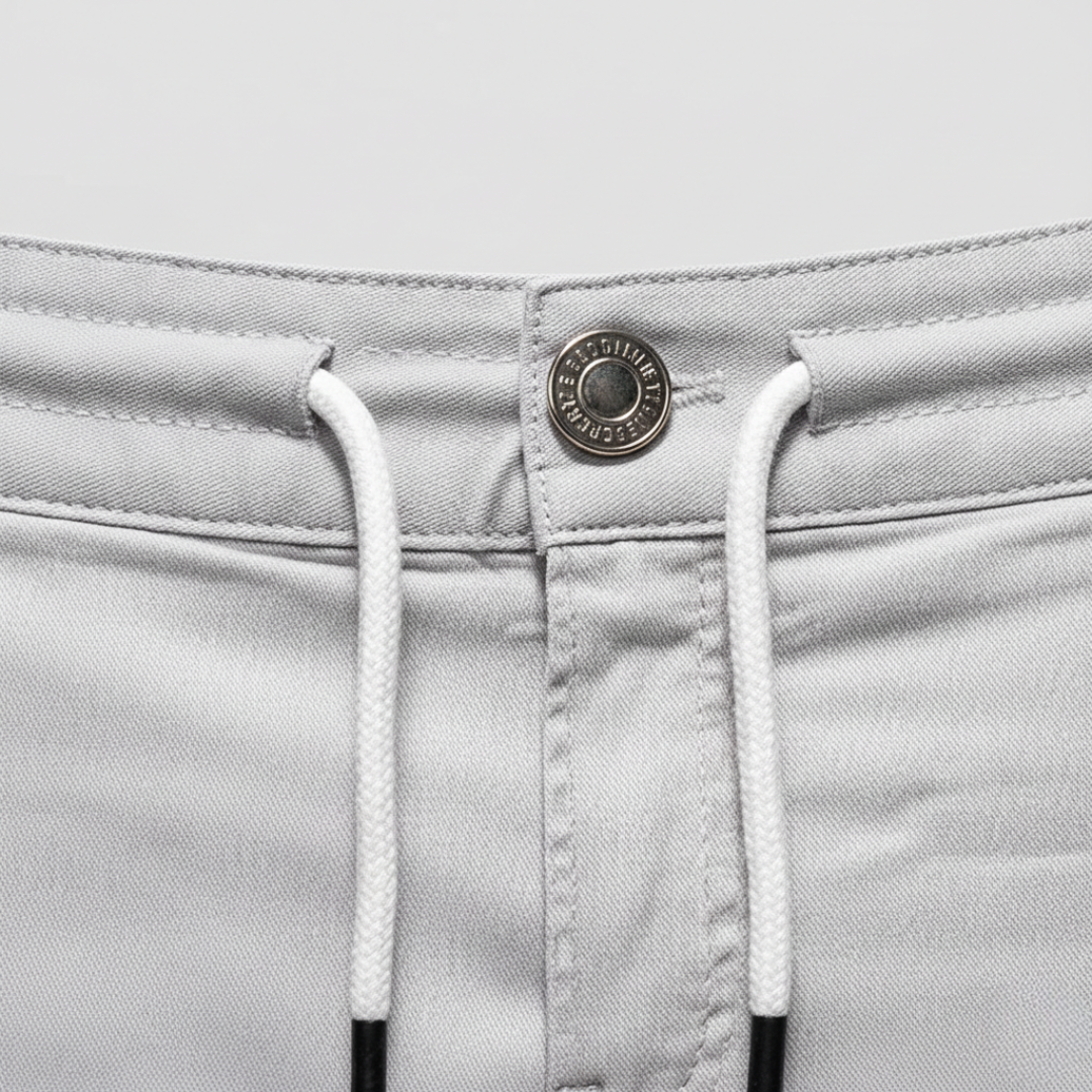 Bermuda Cargo Uomo Cotone Elastico Coulisse