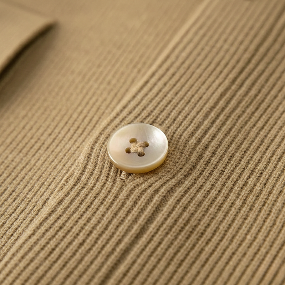 Cardigan in Cashmere a Manica Lunga con Bottoni e Tasche Uomo