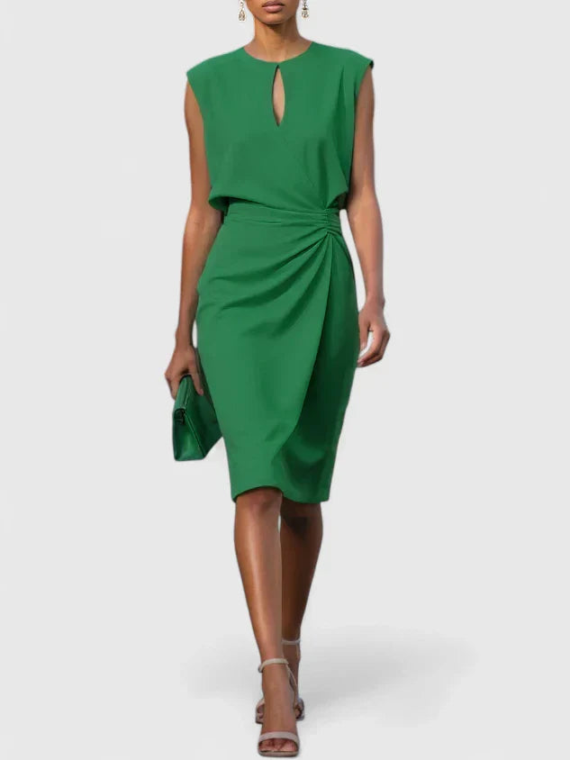 Abito Donna Raso Smanicato Slim Fit Elegante