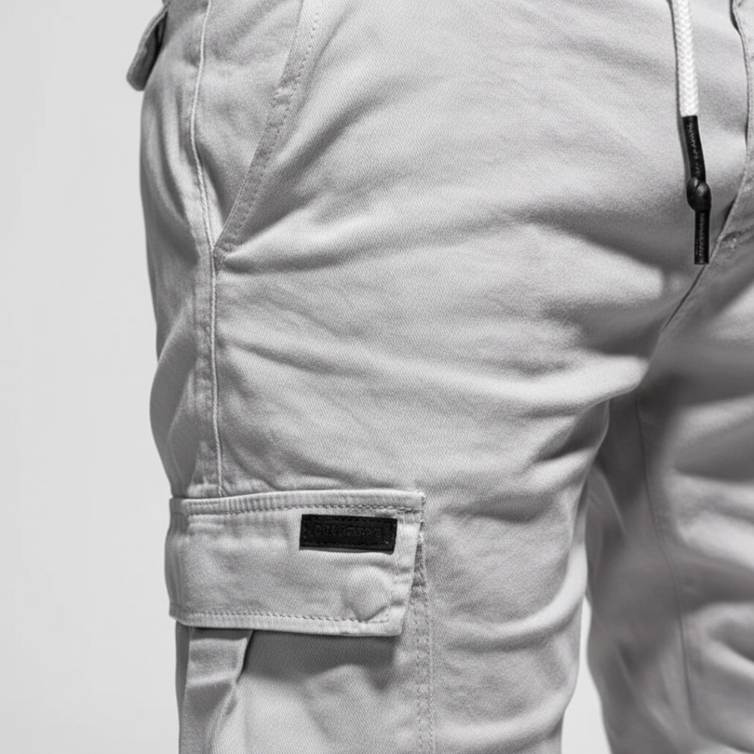 Bermuda Cargo Uomo Cotone Elastico Coulisse