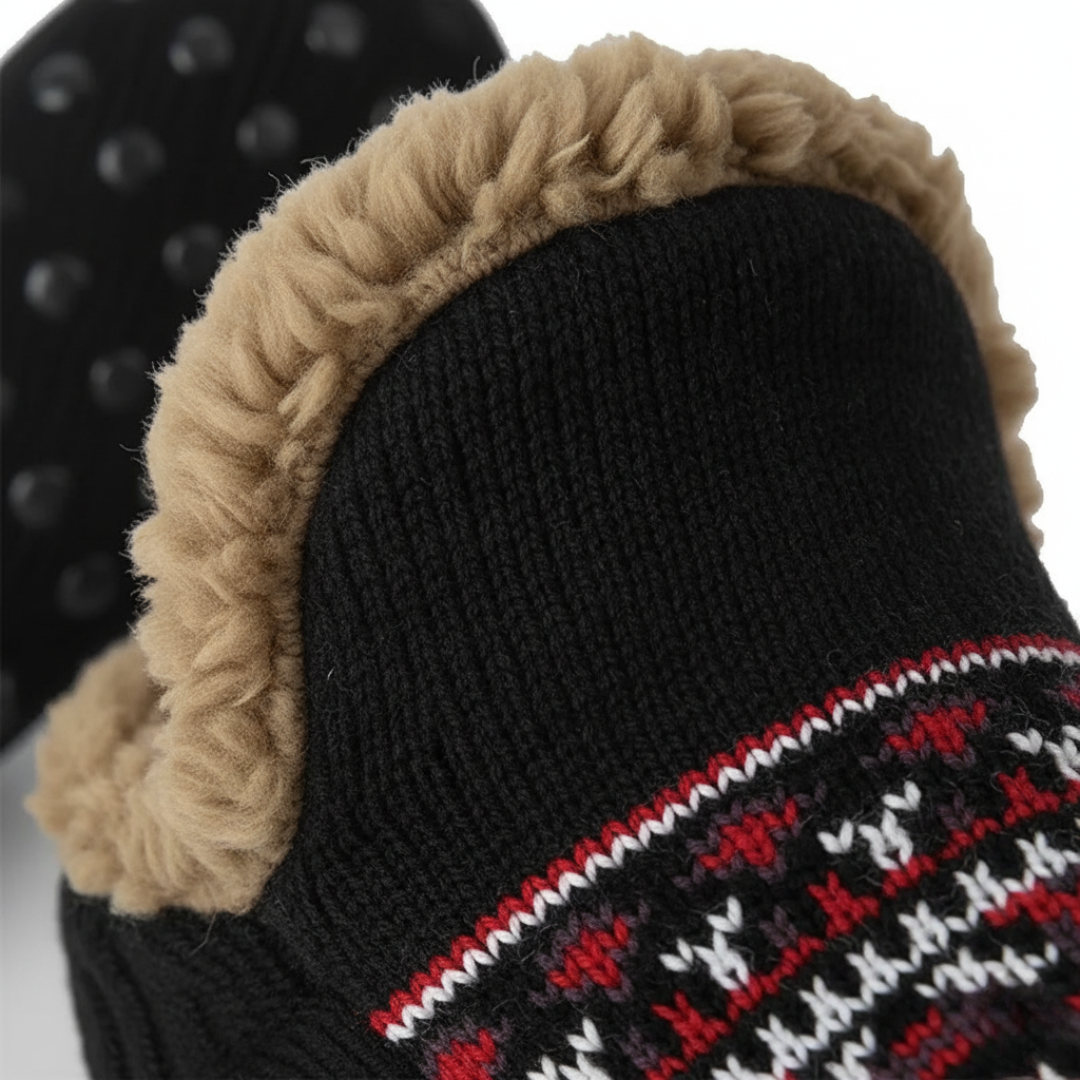 Calze Unisex Lavorate con Pelliccia