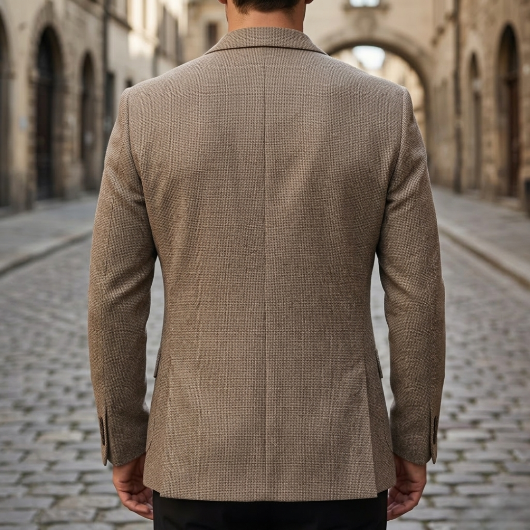Giacca Blazer Uomo Slim Fit in Misto Lana