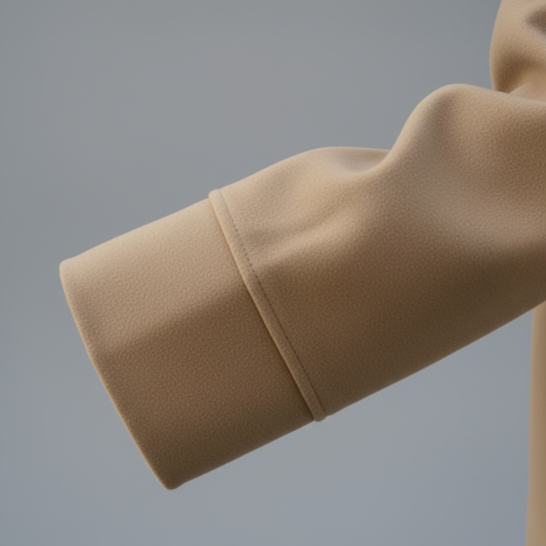 Cappotto Donna con Collo Alto e Bottoni