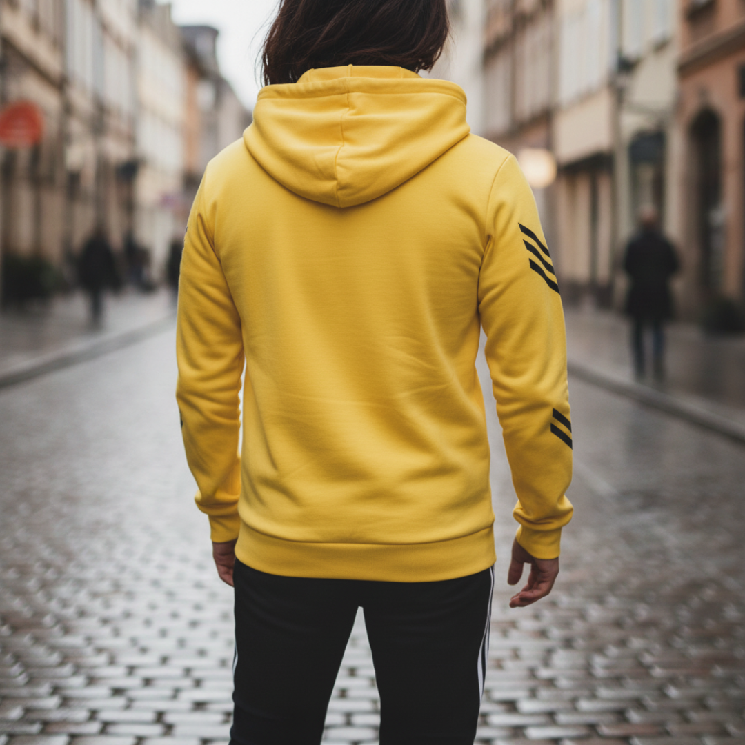 Tuta Uomo Sportiva con Zip in Misto Fibre