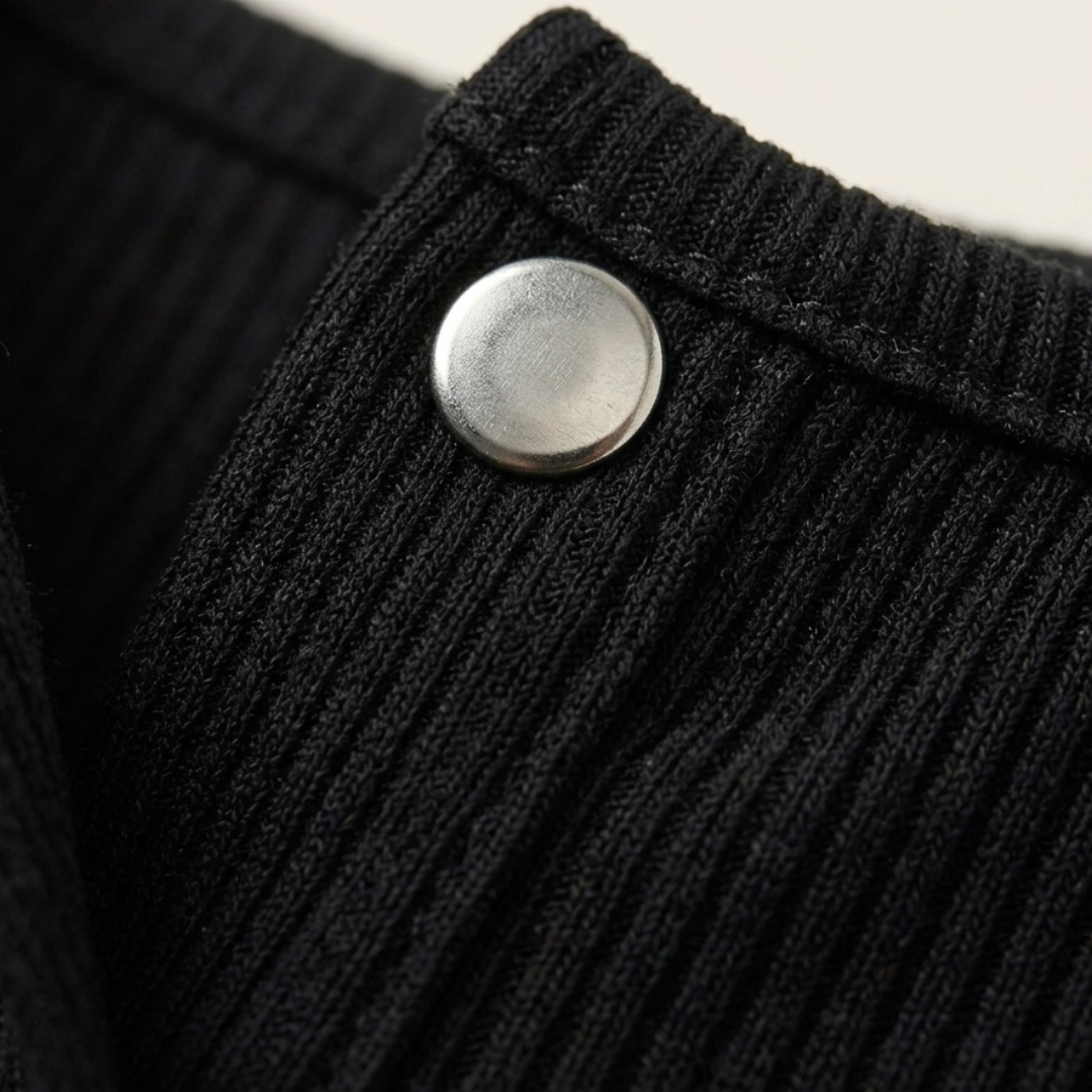 Top Senza Maniche Donna a Costine Slim Fit