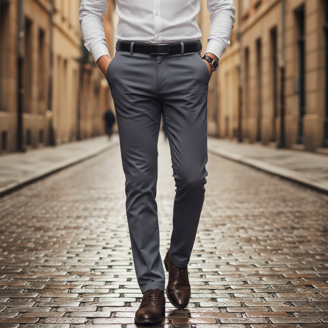 Pantaloni Uomo Stretch Slim Fit