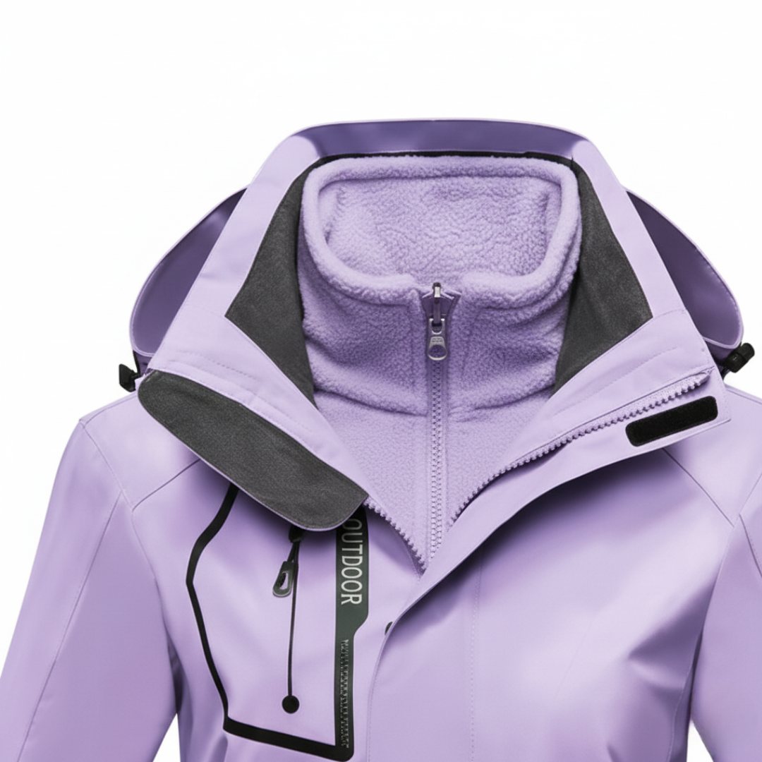 Giacca Outdoor Donna in Tessuto Tecnico