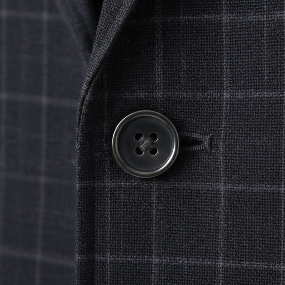 Blazer Uomo a Quadri Slim Fit