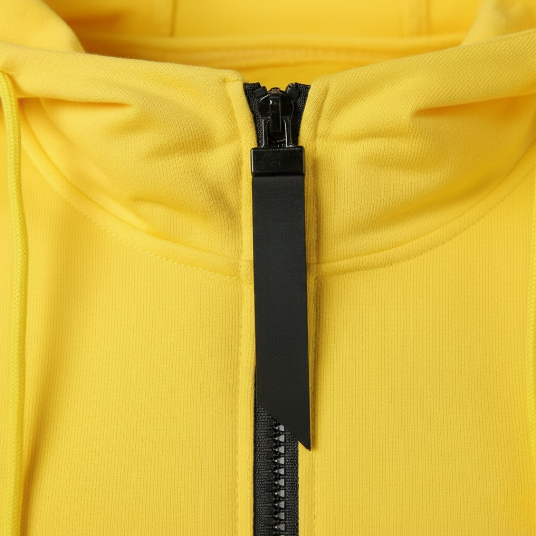 Tuta Uomo Sportiva con Zip in Misto Fibre
