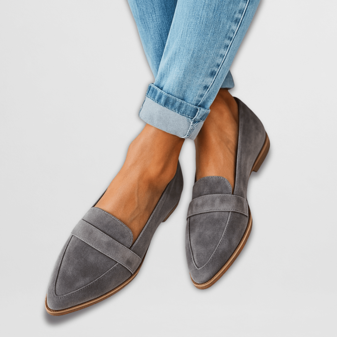 Mocassini Donna Suede Morbido Ortopedico con Plantare Comfort – Casual